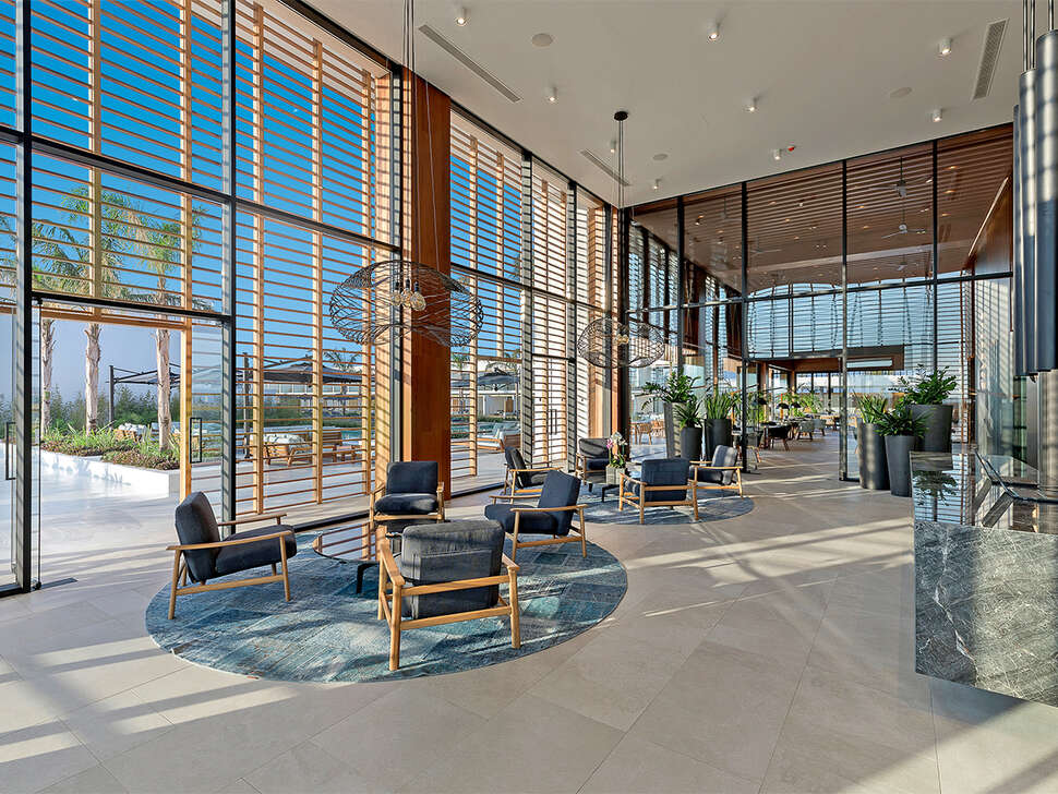 Een foto van het interieur van D’Andrea Lagoon Suites
