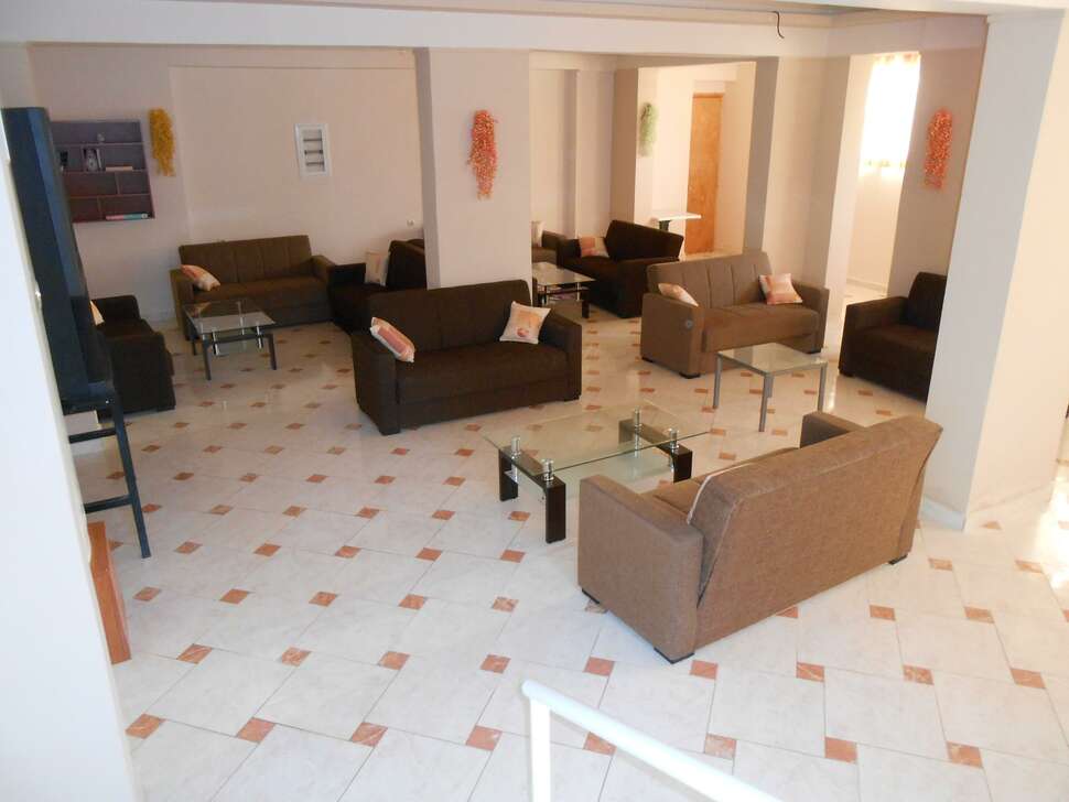 Een foto van het interieur van Village Inn Studios & Appartementen