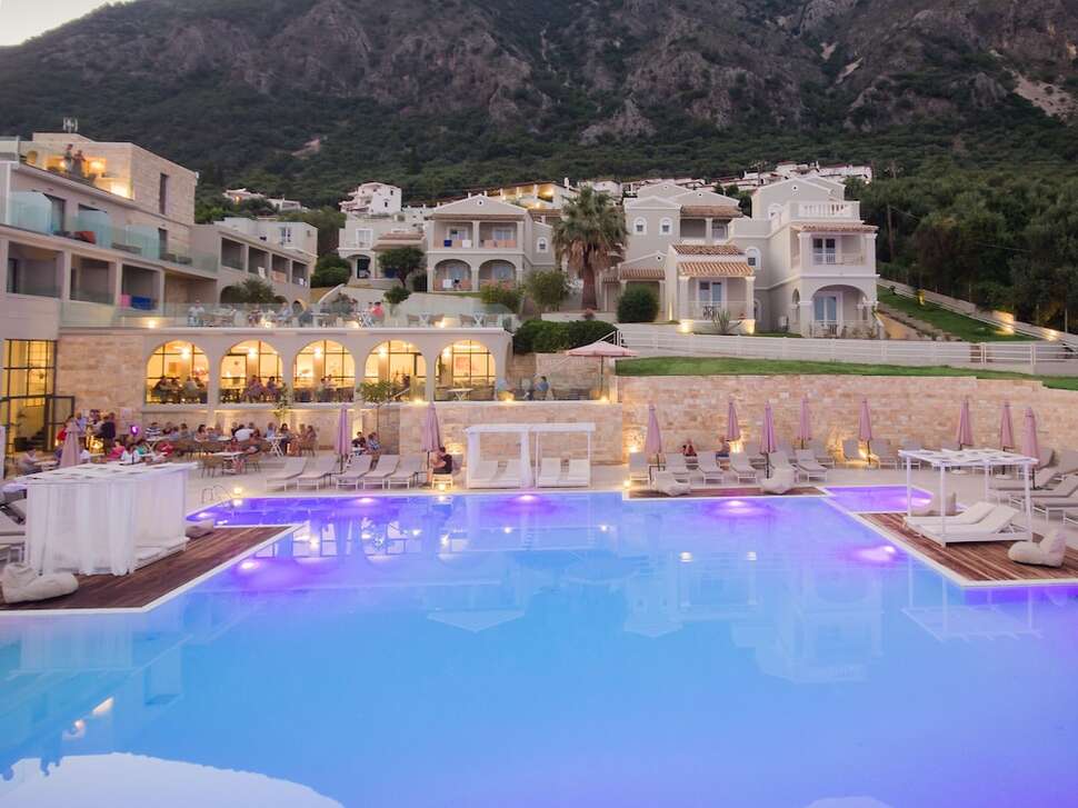 Ein Foto vom Pool im Golden Mare Barbati