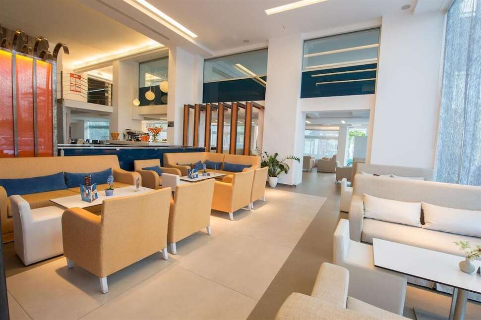 Een foto van het interieur van Hotel Astron
