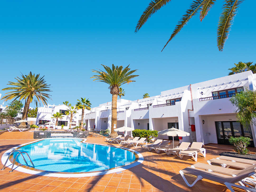 Ein Foto vom Pool im Apartments Flamingo