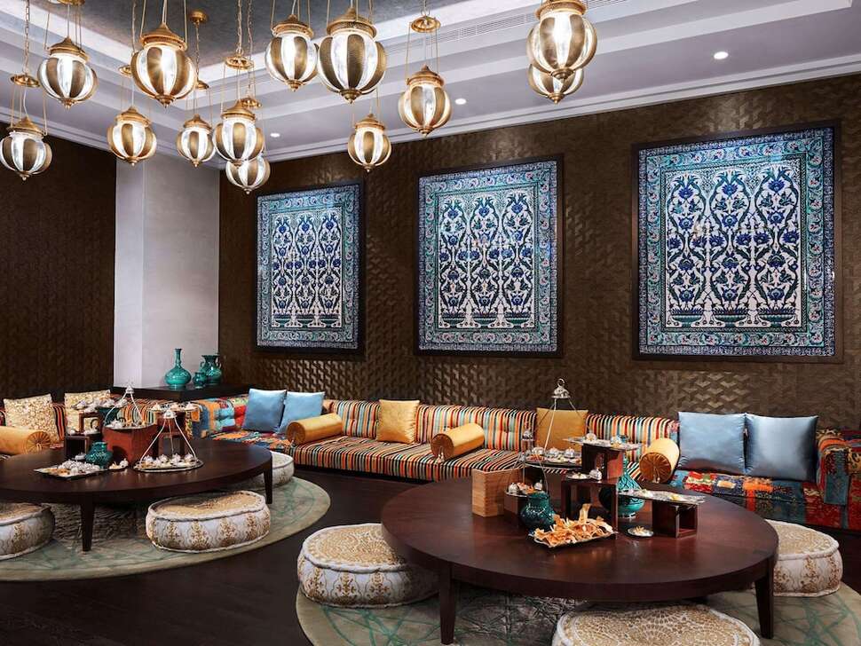 Een foto van het interieur van Fairmont Ajman