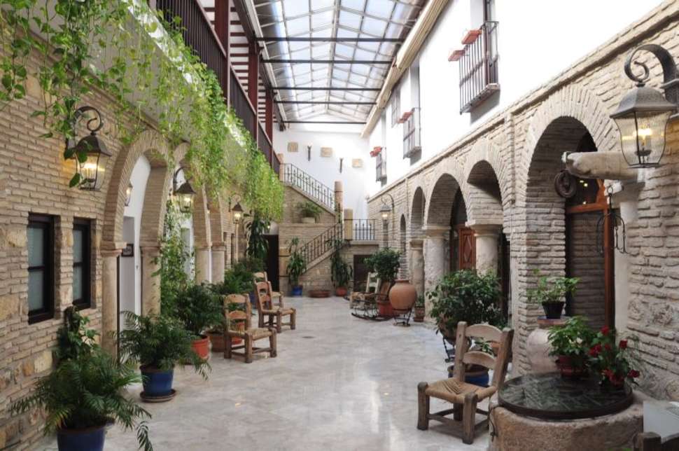 Een foto van het interieur van Hacienda Posada De Vallina