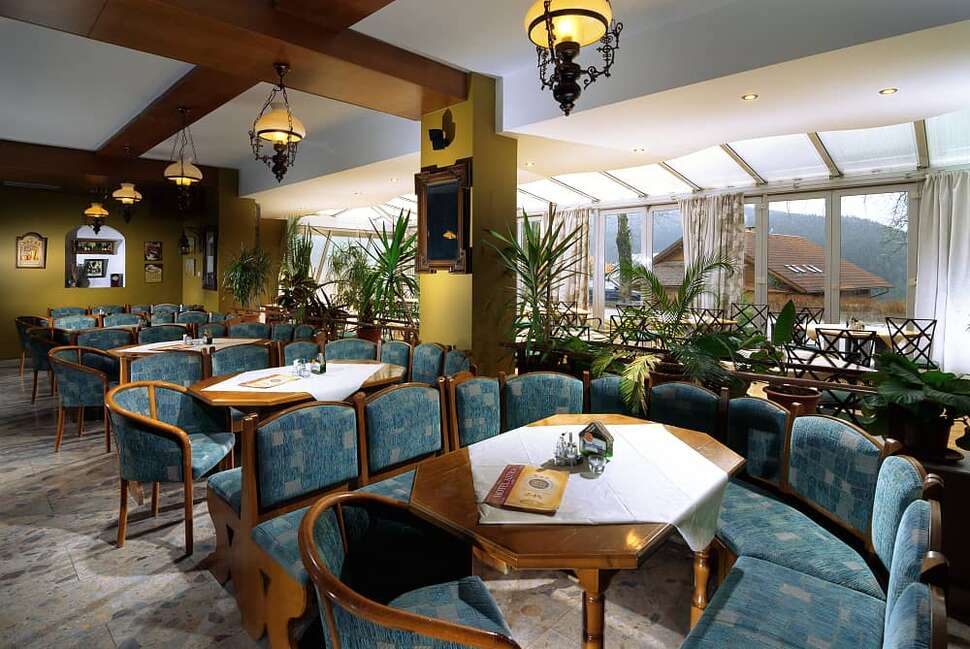 Een foto van het interieur van Hotel Astra