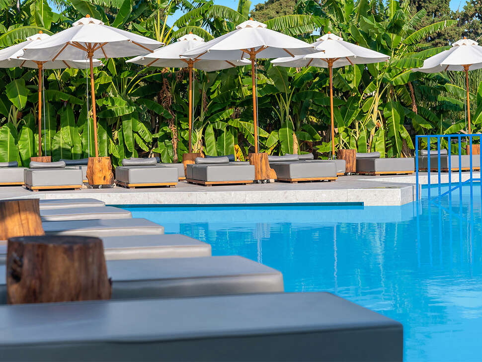 Ein Foto vom Pool im Diamond Boutique Hotel