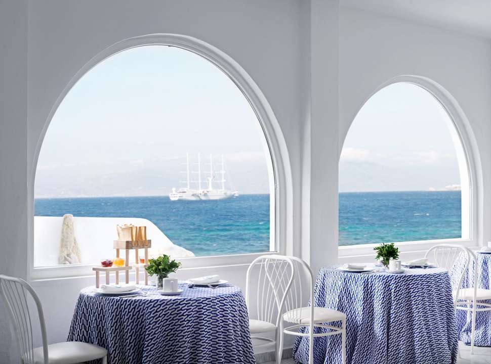Een foto van de faciliteiten bij Mykonos Bay Hotel