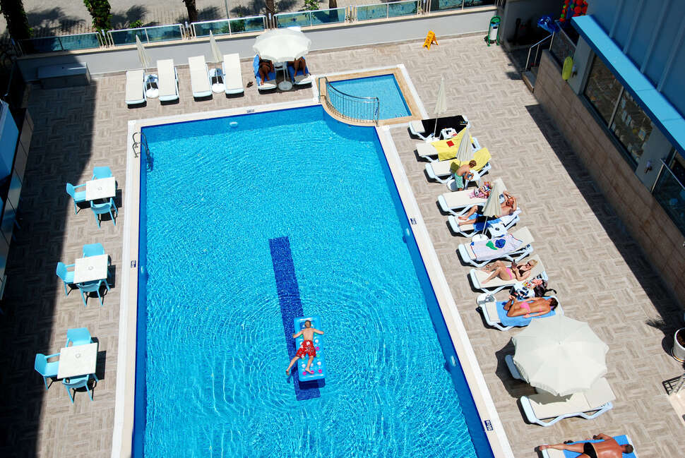 Ein Foto vom Pool im Kleopatra Ramira Hotel