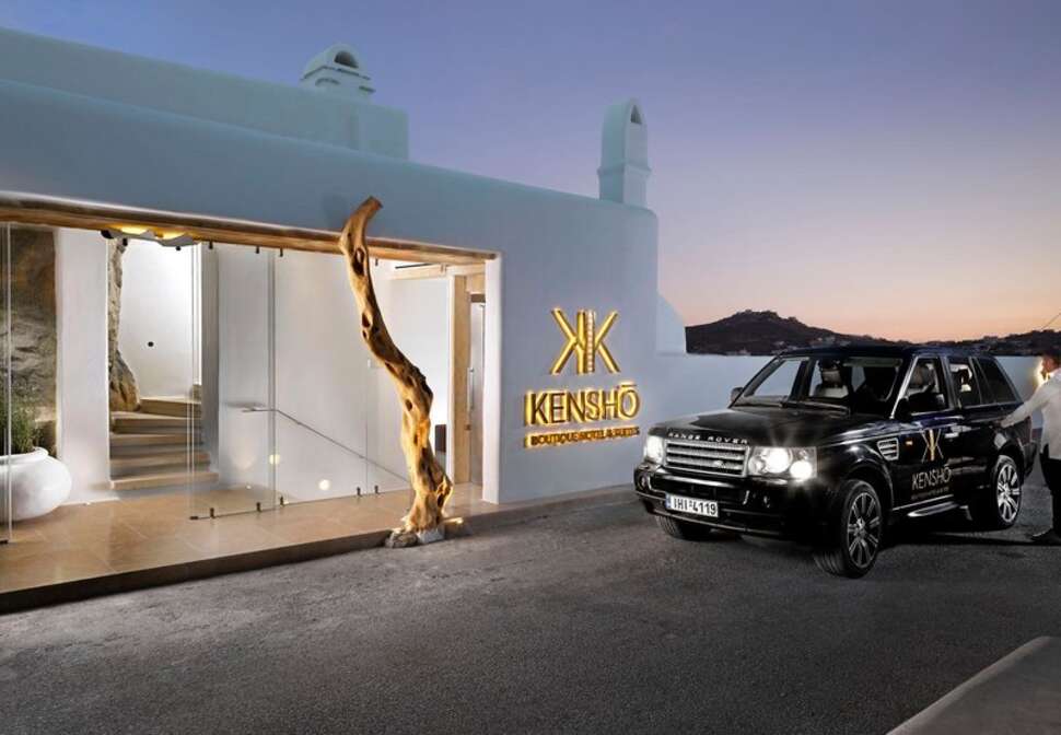 Een foto van de buitenkant van Kove Mykonos - A Myconian Collection Hotel
