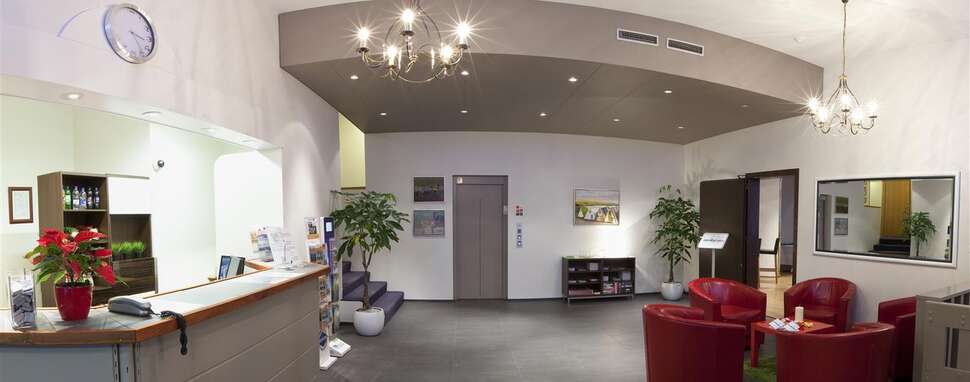 Een foto van het interieur van Fosshotel Lind