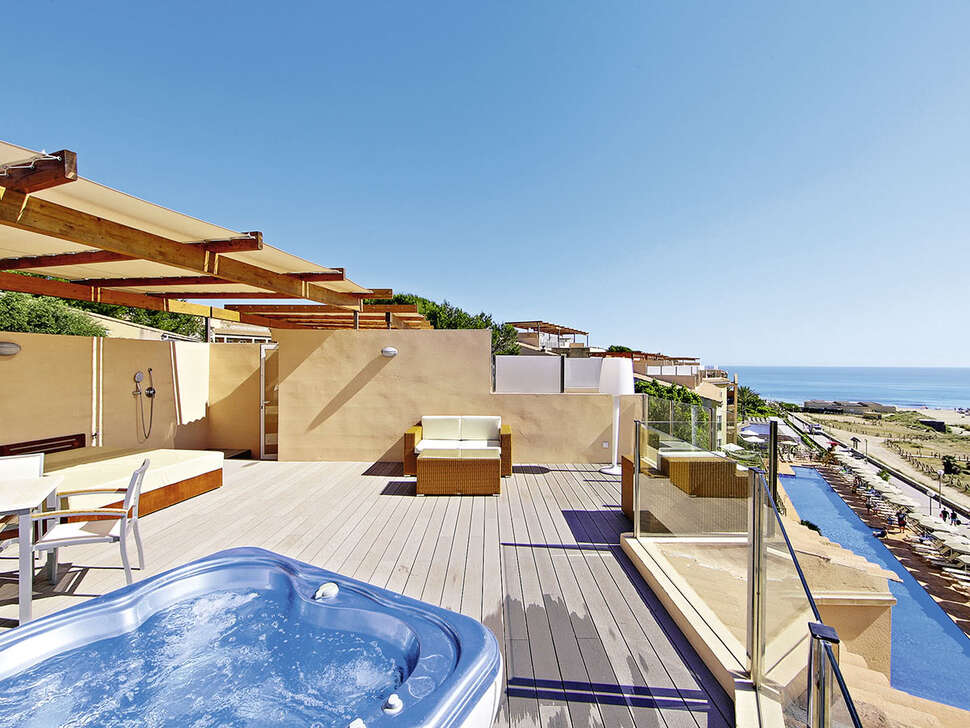 Een foto van de faciliteiten bij Hotel Zafiro Cala Mesquida