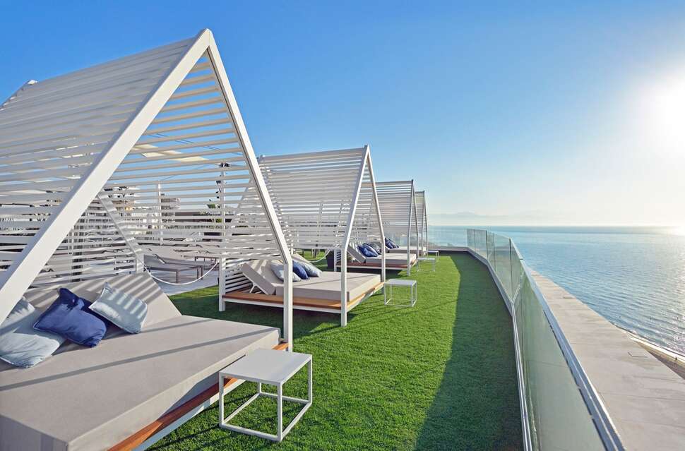 Ein Foto von der Terrasse im Melia Costa Del Sol