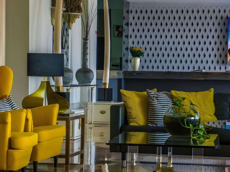 Een foto van het interieur van Luna Hotel da Oura