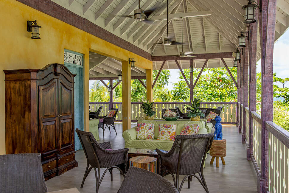 Een foto van het interieur van Country Country Beach Cottages
