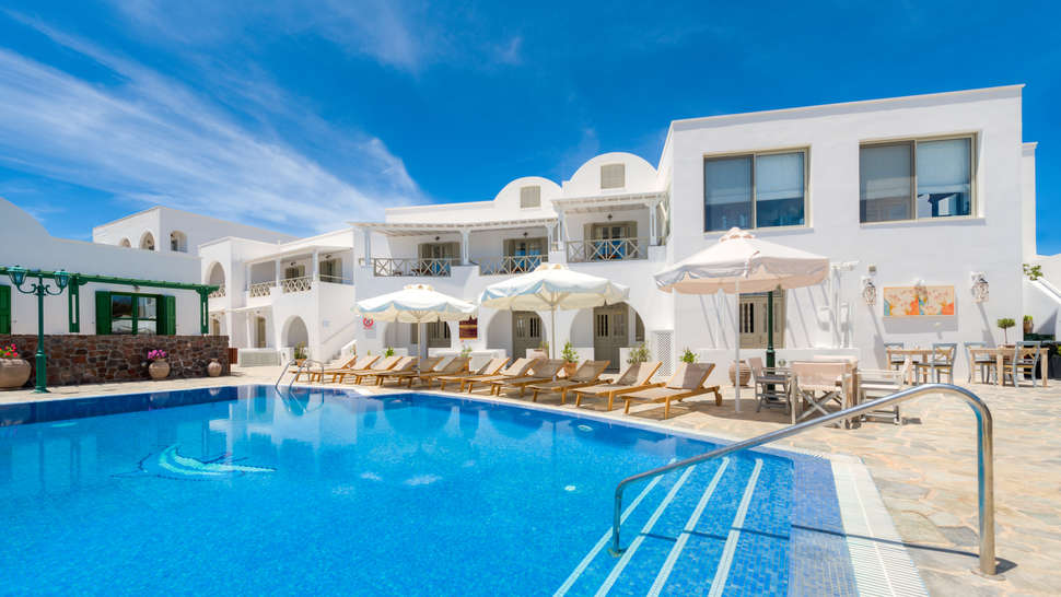 Ein Foto von einer Übersicht des Hotel Mathios Village