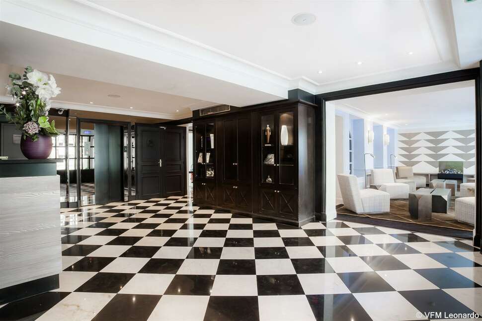 Een foto van het interieur van Hotel Le Royal