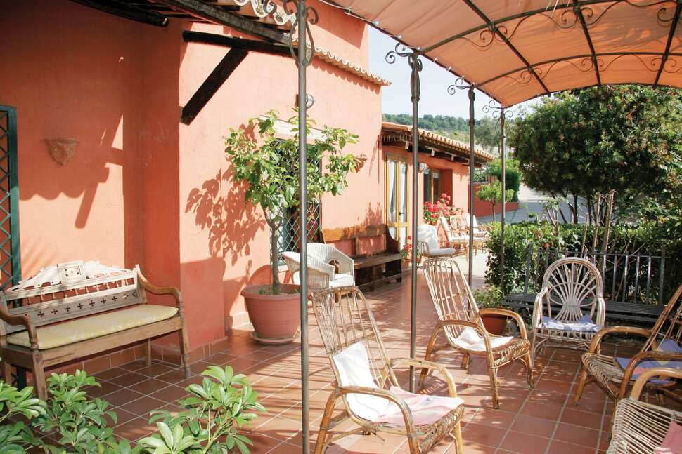 Een foto van het terras bij Agriturismo Tenuta Ruralia