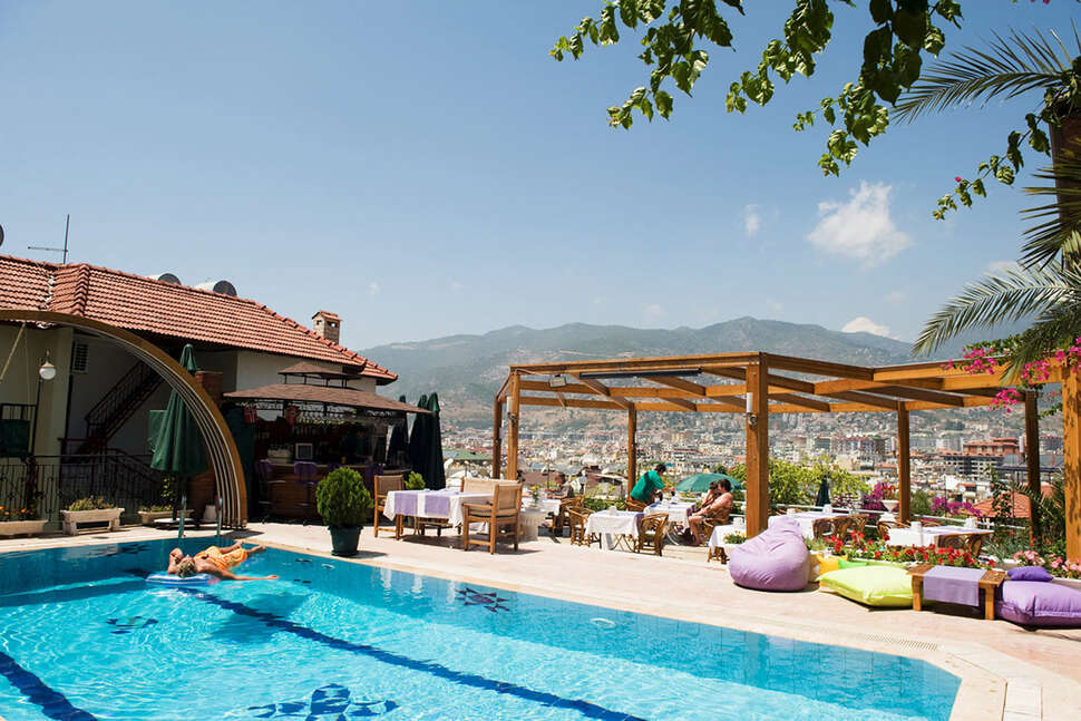 Ein Foto vom Pool im Villa Sonata