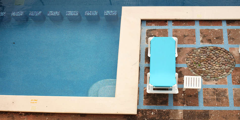 Ein Foto vom Pool im Casa Melissa