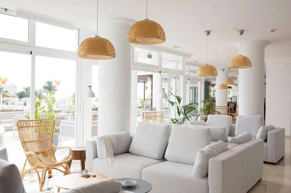 Een foto van het interieur van Hotel Coral Ocean View