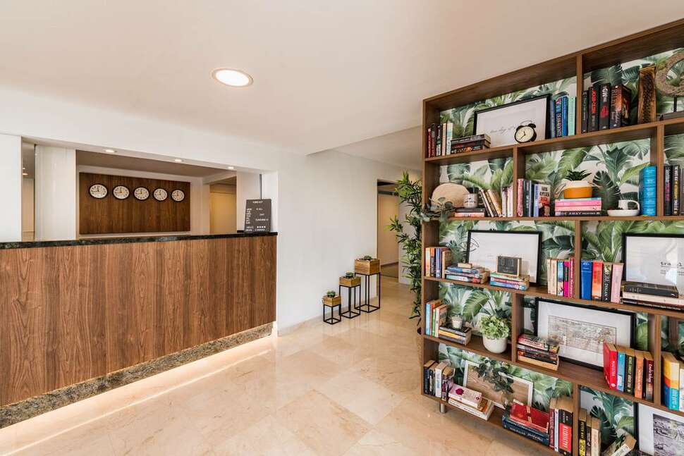 Een foto van het interieur van Appartementen Roca Verde