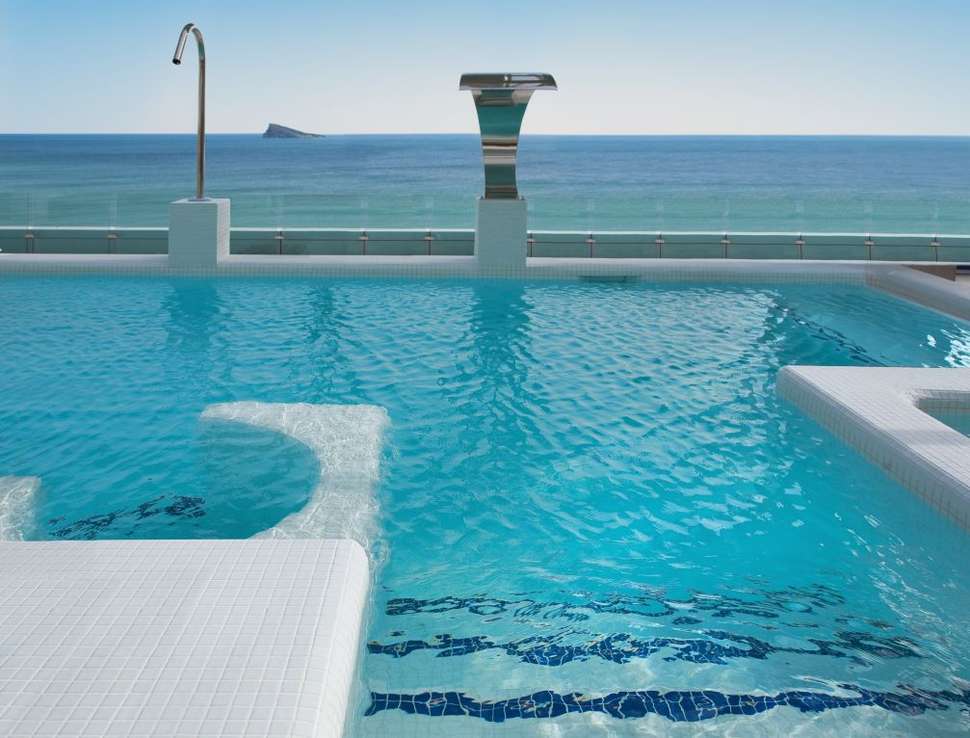 Een foto van het zwembad bij Villa del Mar Hotel