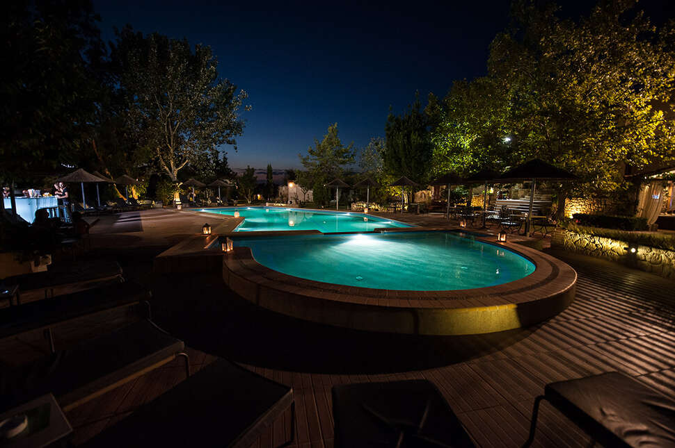 Ein Foto vom Pool im Petrino Eco Village