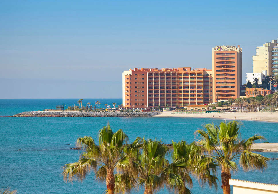 Een foto van de buitenkant van Sunset Beach Club