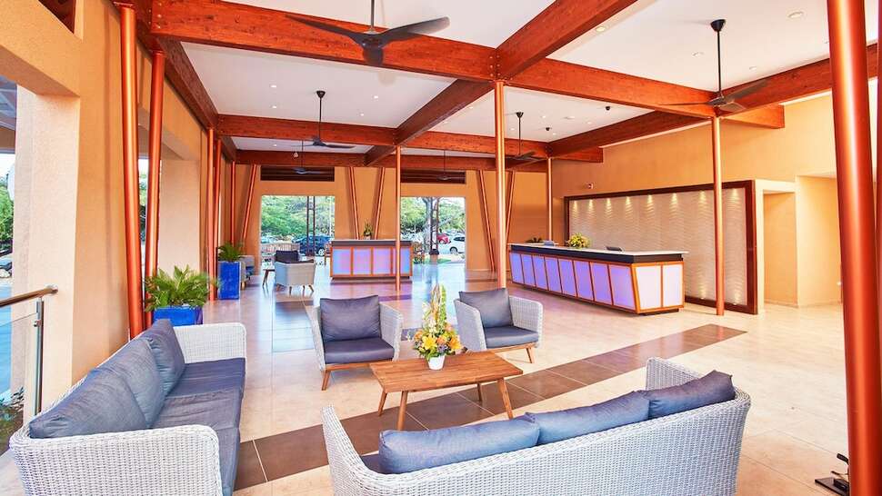 Een foto van het interieur van Divi Dutch Village Beach Resort