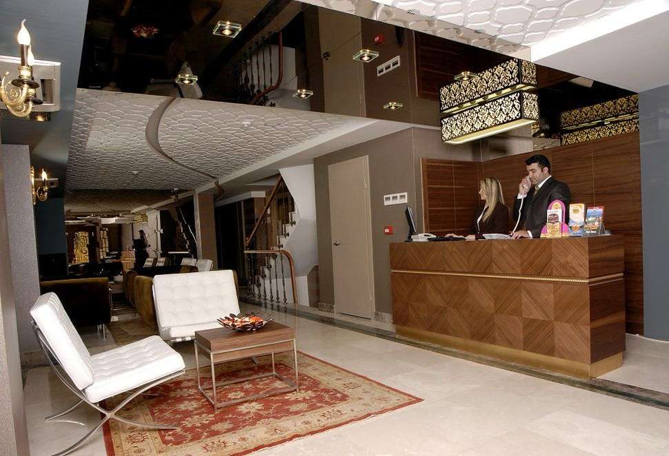 Ein Foto vom Innenbereich im Almina Hotel