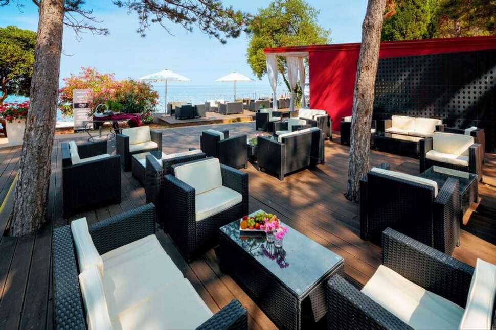 Ein Foto von den Einrichtungen im Hotel Pelegrin Plava Laguna by Melia