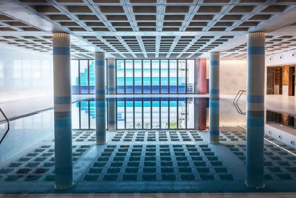 Ein Foto vom Pool im Elysia Park