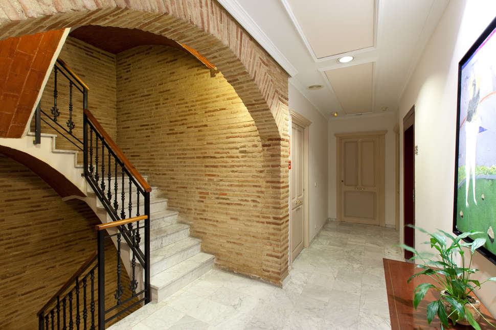 Een foto van het interieur van Hotel Ad Hoc Monumental