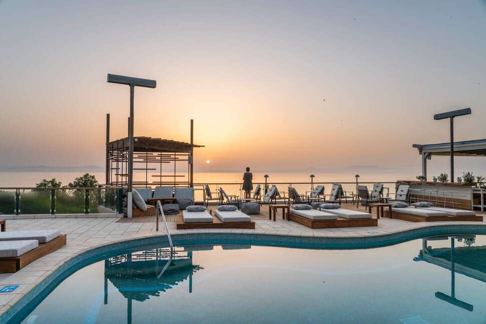 Een foto van het zwembad bij Rigas Boutique Hotel
