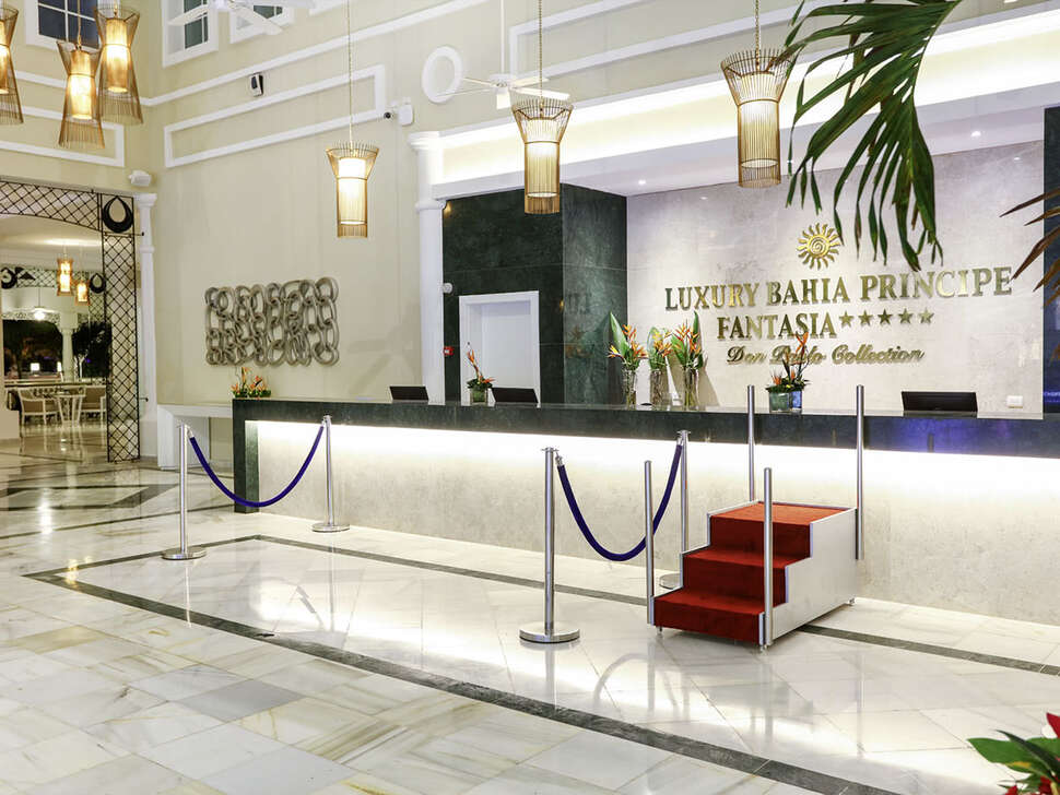 Een foto van het interieur van Fantasia Bahia Principe Punta Cana