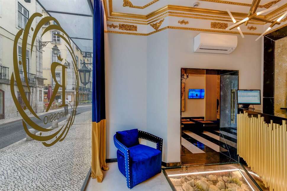 Een foto van het interieur van Hotel Inn Rossio