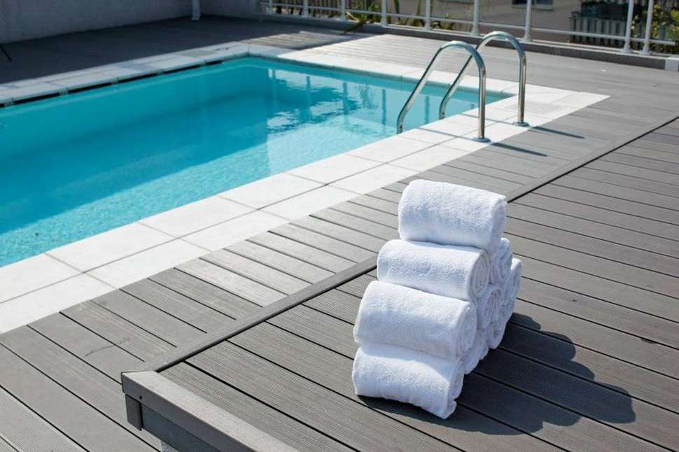 Een foto van het zwembad bij Aparthotel Adagio Nice Centre