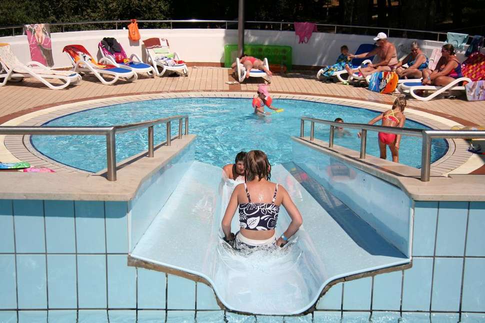 Ein Foto vom Pool im Maistra All Inclusive Resort Funtana