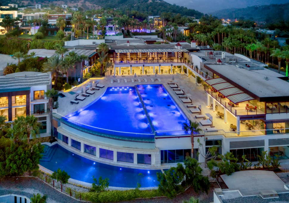 Een foto van het zwembad bij Hillstone Bodrum Hotel & Spa