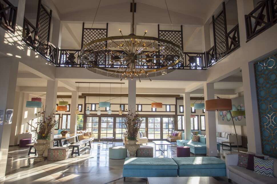 Een foto van het interieur van Simantro Resort