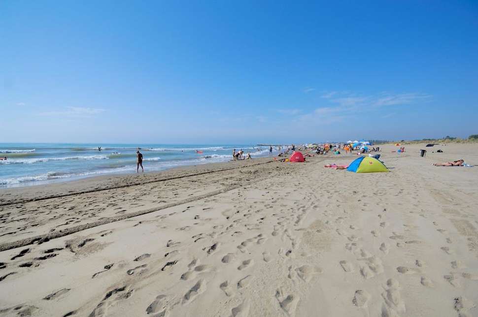 Een foto van het strand bij Camping Ca Savio