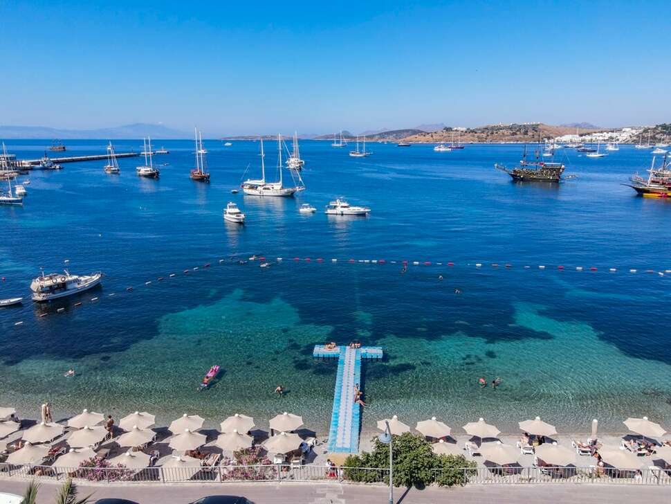 Een foto van het strand bij Diamond of Bodrum