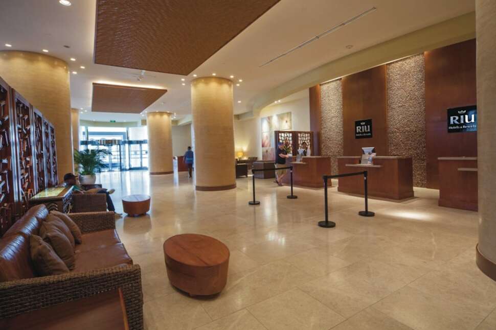 Een foto van het interieur van Riu Palace Antillas