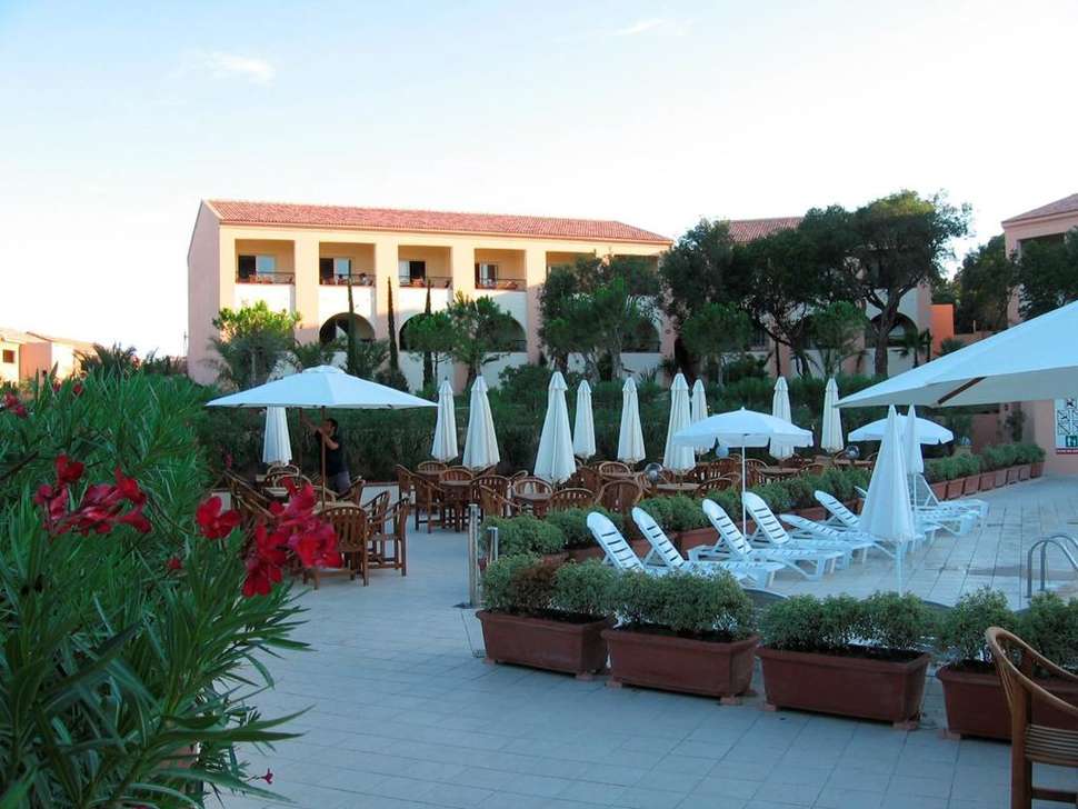 Een foto van het terras bij Residence Club Odalys Sognu di Mare