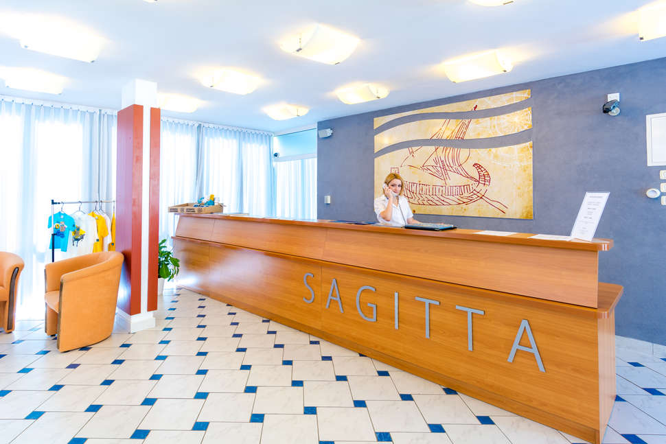 Een foto van het interieur van Holiday Village Sagitta