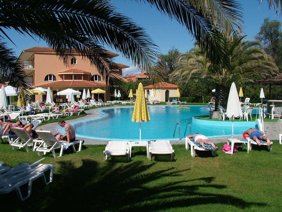 Een foto van een overzicht van Hotel Pegasus Corfu