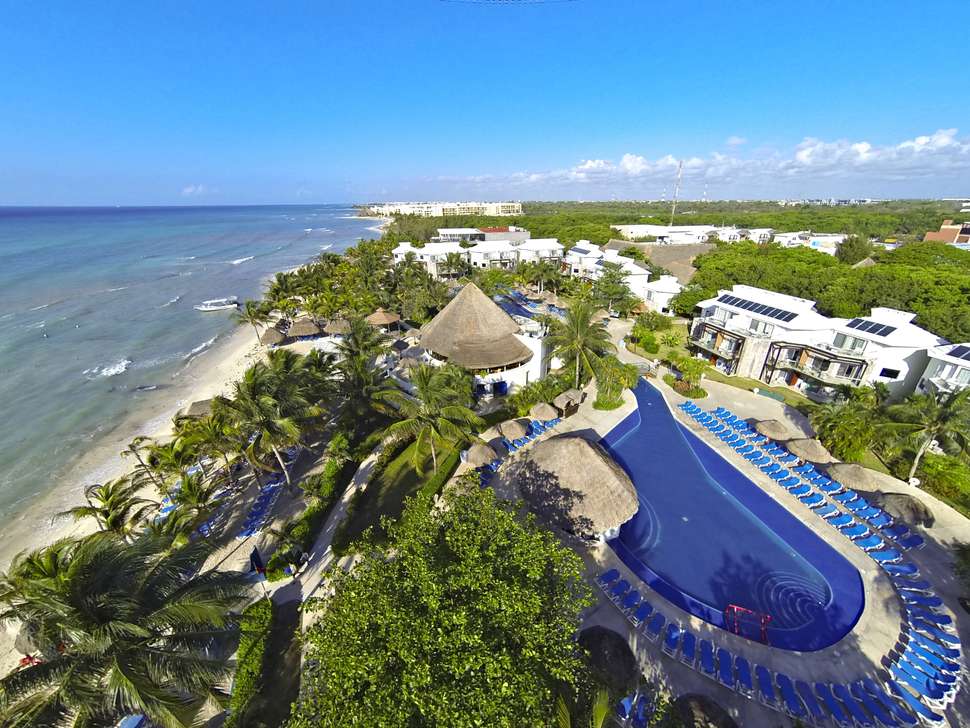 Een foto van het zwembad bij Sandos Caracol Eco Resort