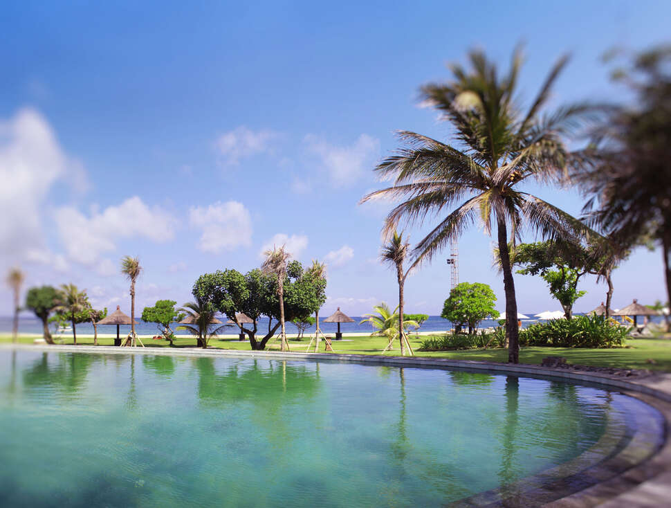 Een foto van het zwembad bij Ayodya Resort Bali
