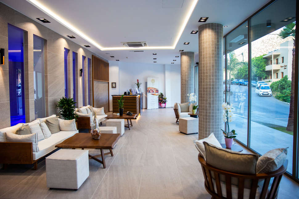 Een foto van het interieur van Sunset Boutique Hotel & Spa