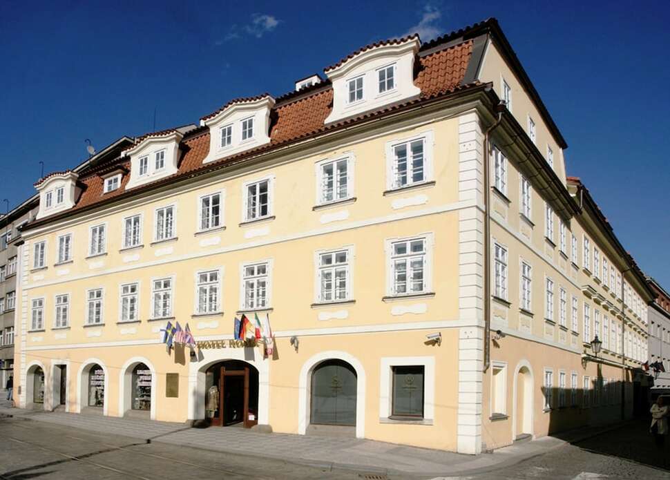 Een foto van een overzicht van Hotel Roma