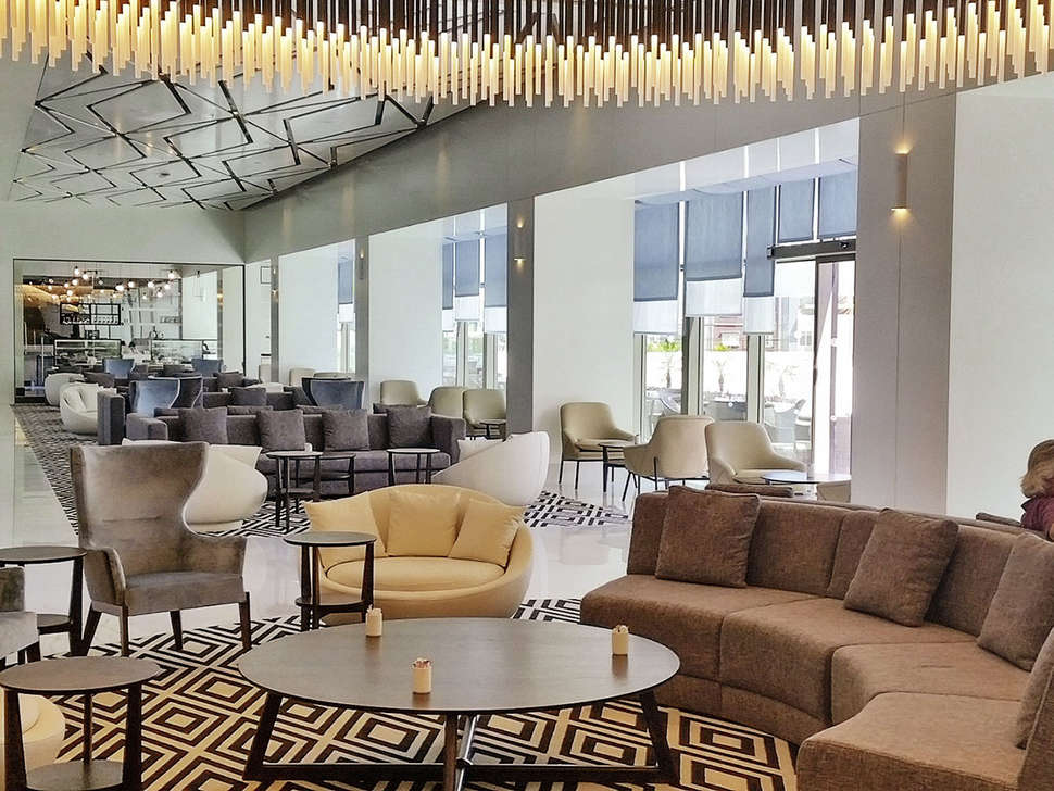 Een foto van het interieur van Wind Of Lara Hotel & Spa